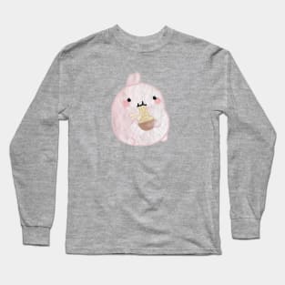 Cute Rabbit Ramen Long Sleeve T-Shirt